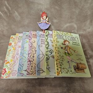 Lot of Nancy Clancy Chapter books 1-7 And 2014 Hallmark Keepsake Ornament